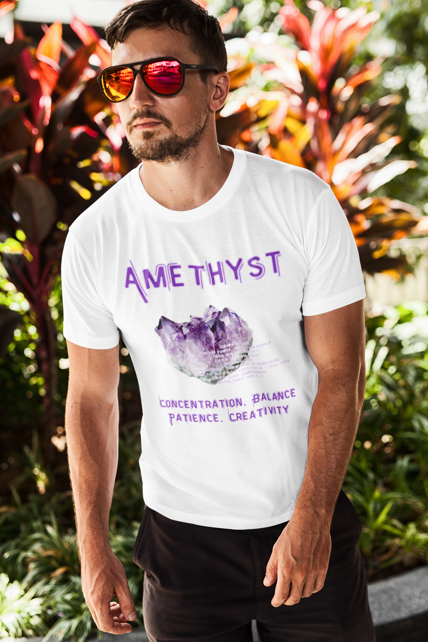 Amethyst. Unisex Garment-Dyed T-shirt