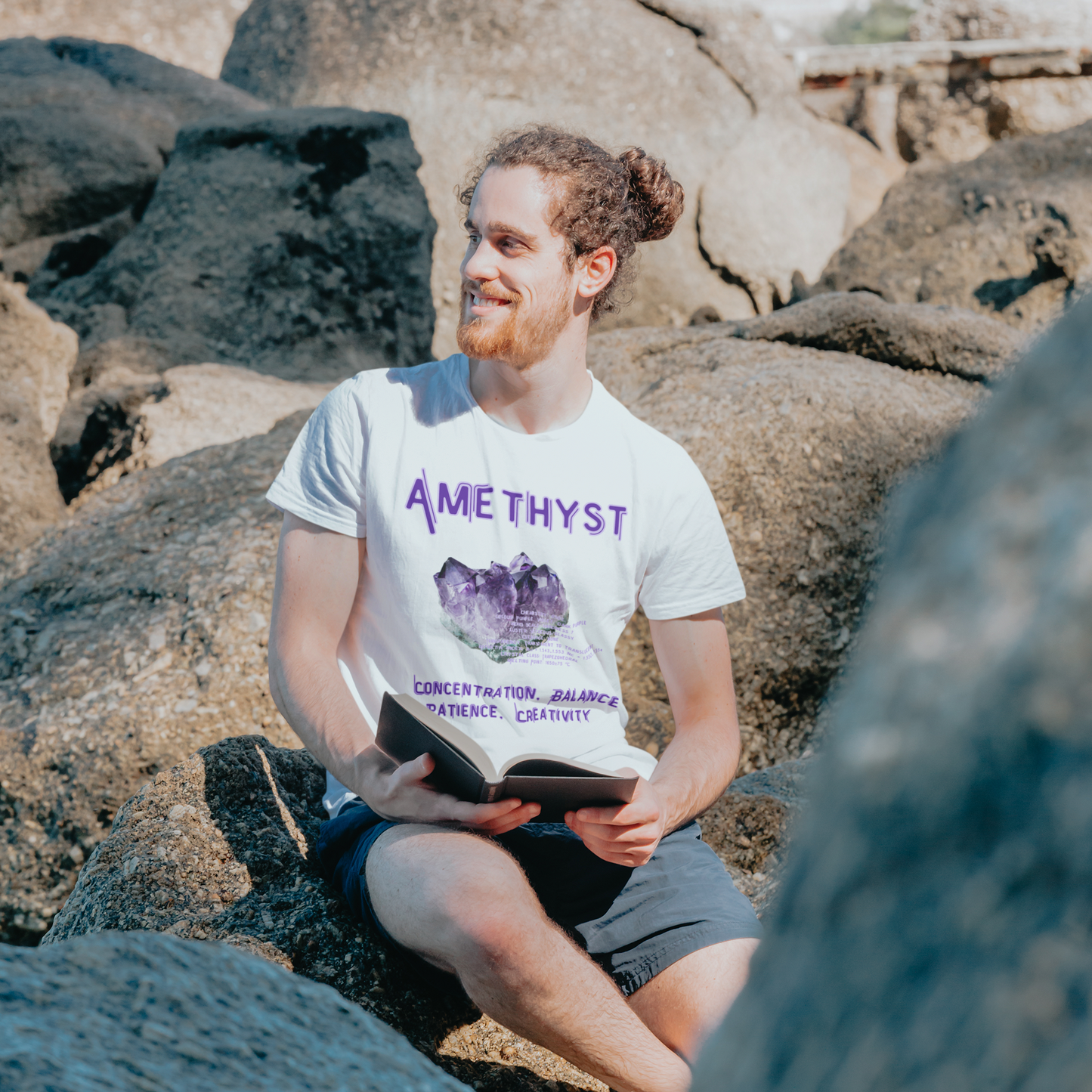 Amethyst. Unisex Garment-Dyed T-shirt