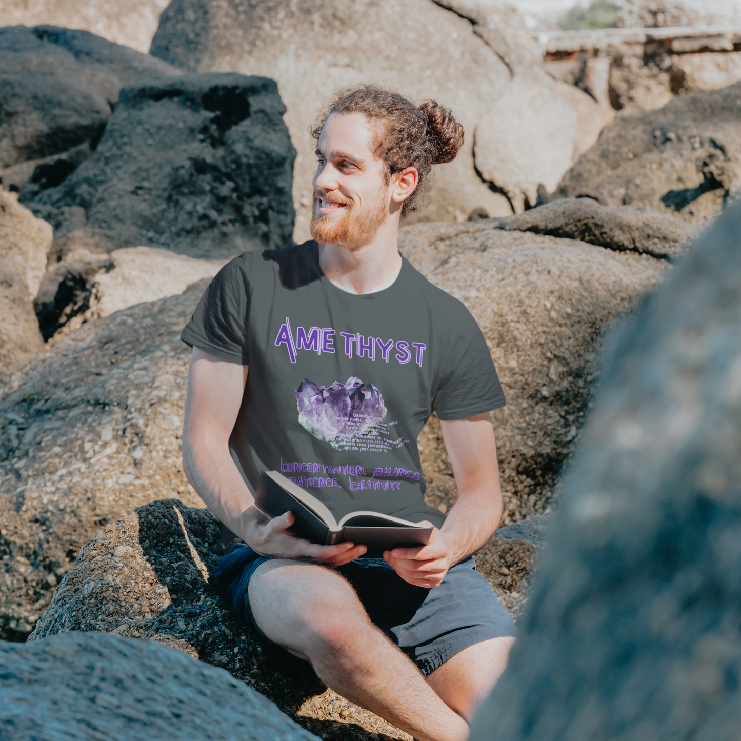 Amethyst. Unisex Garment-Dyed T-shirt