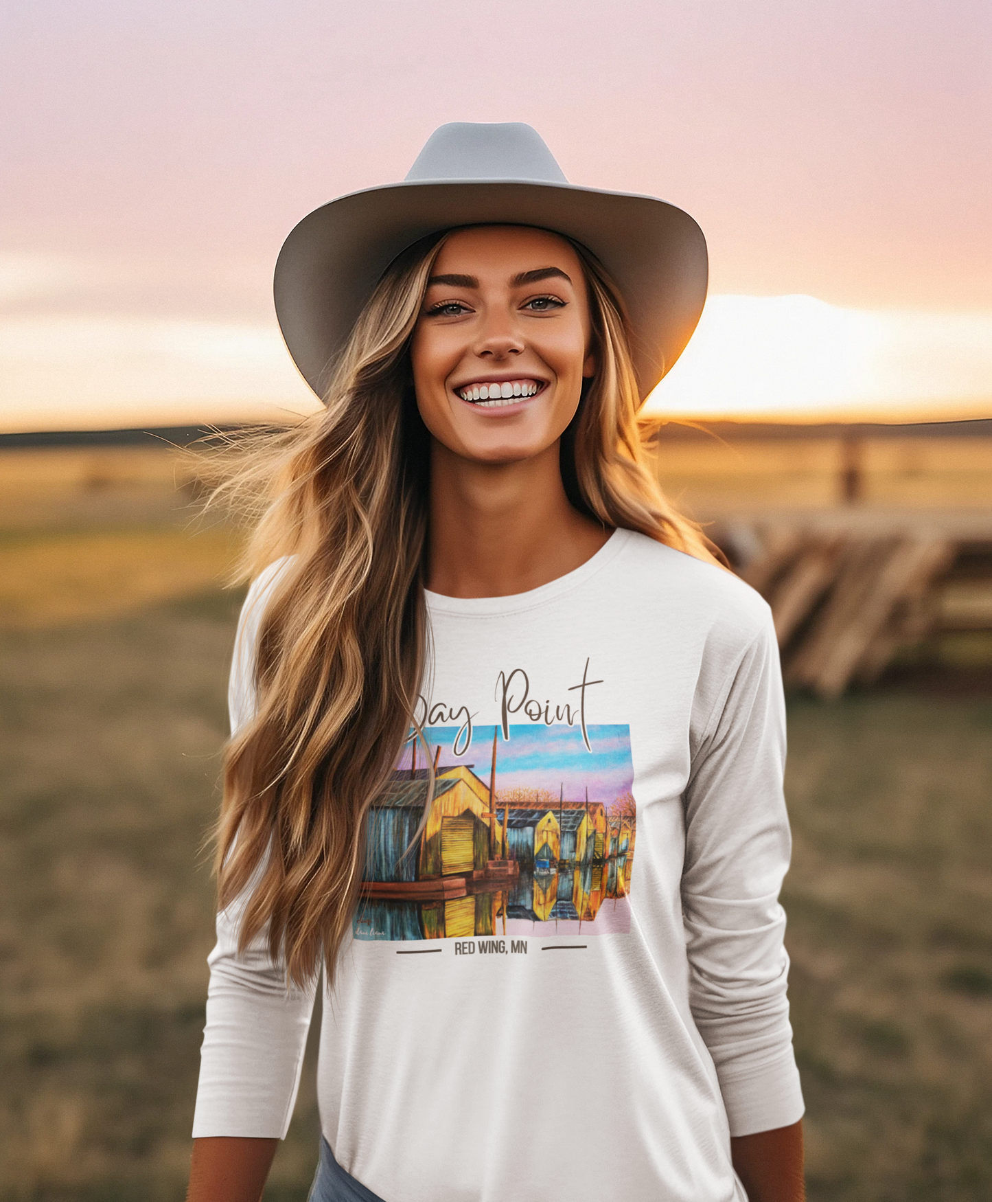 Bay Point, Red Wing, Minnesota - Unisex Jersey Long Sleeve